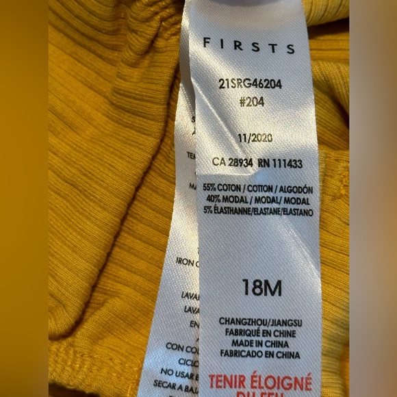 NWOT FIRSTS by petit lem St Tropez Modal Bubble Romper size 18M - Picture 8 of 9